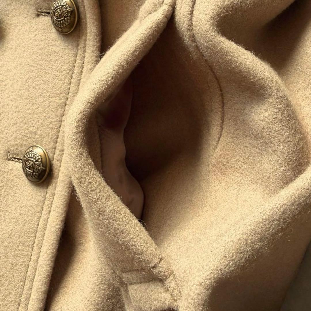 美品✨バーバリーブルーレーベル ウールPコート ベージュ 通勤 秋冬