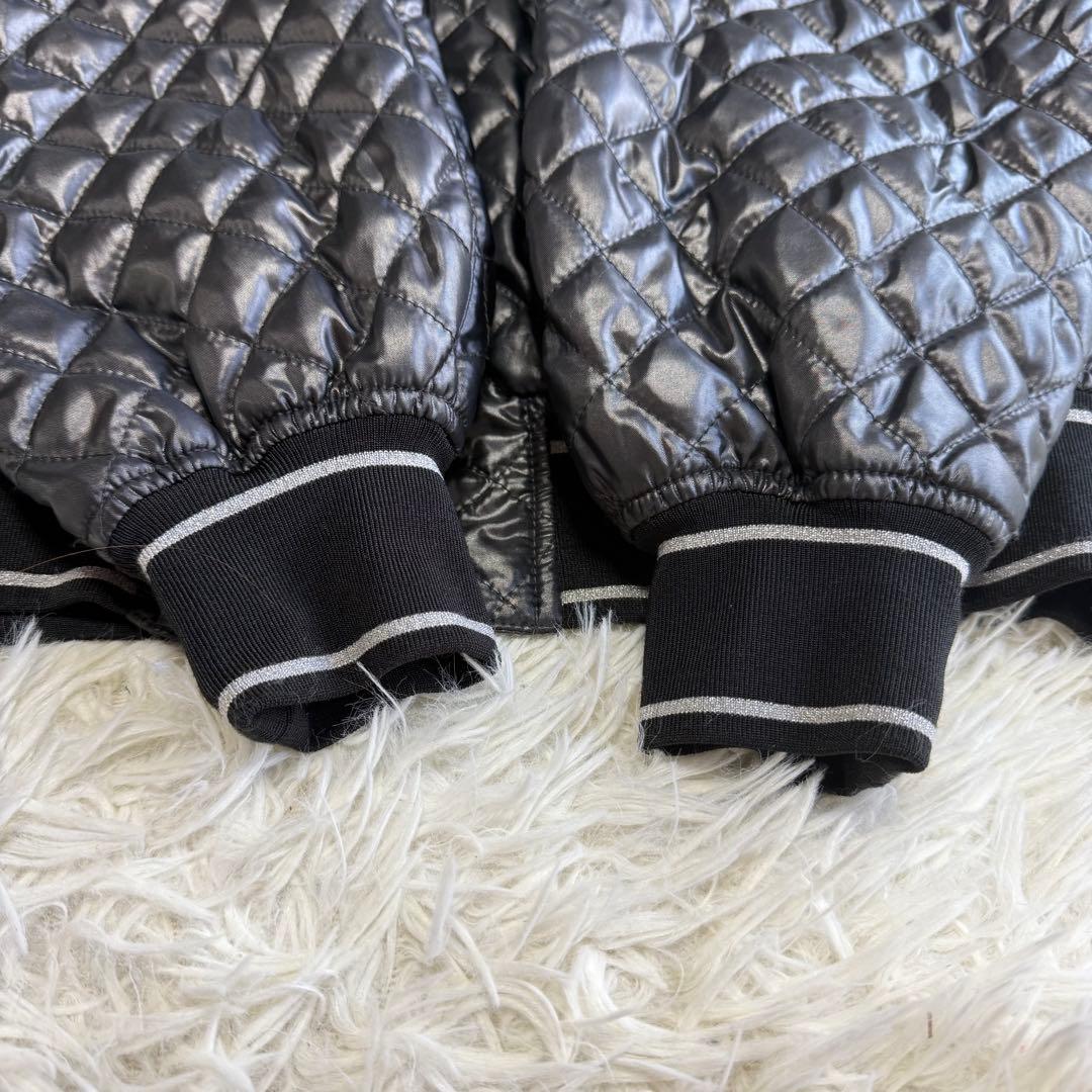 【マスターバニー】美品 中綿ジャケット キルティング シルバー 1 レディース