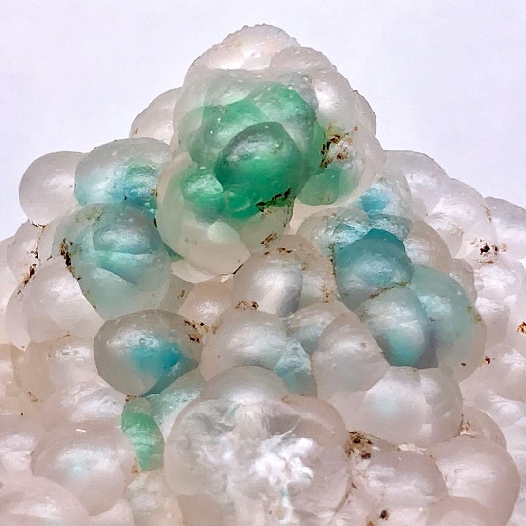 2*:様 『2022年発見』クリソコラインカルセドニー　原石　鉱物標本　天然石