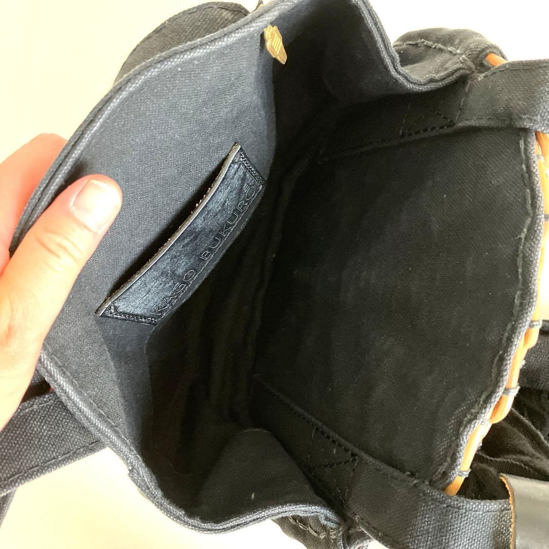 エバゴス　円形かごバッグ