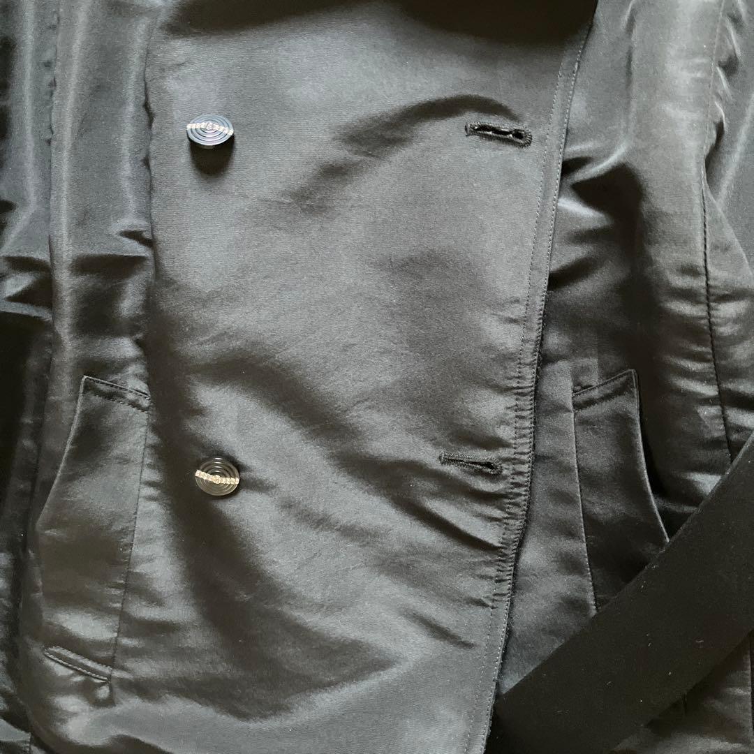 CHANEL ブラックトレンチコート 38