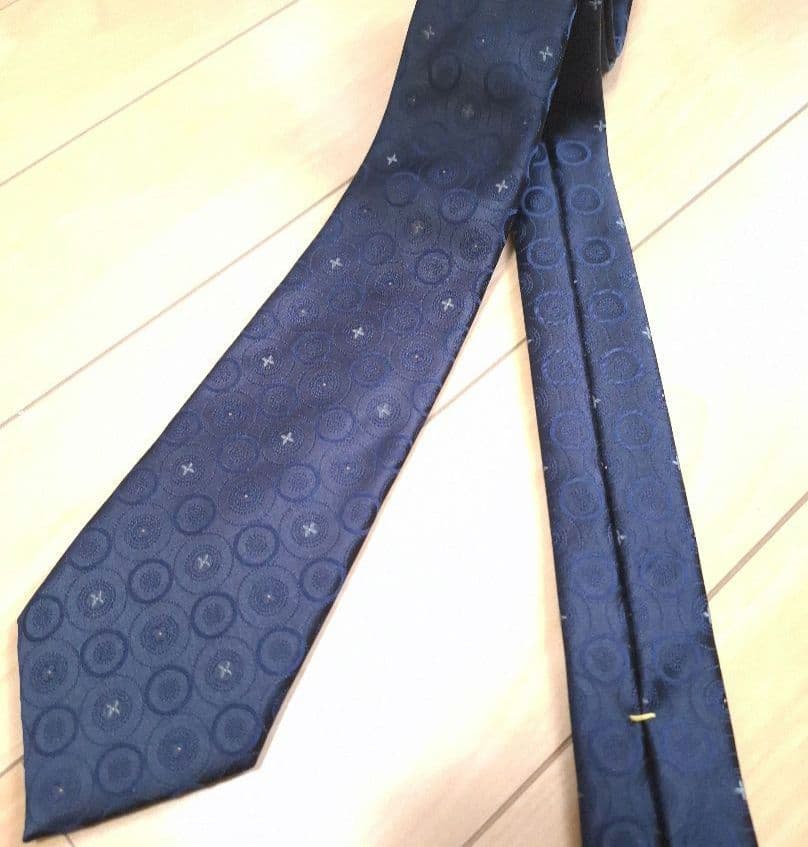 美品　ルイヴィトン　 ネイビー ネクタイ