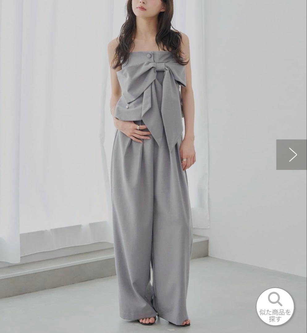 【SALON by Chico】2wayリボンデザインベアコンビネゾン