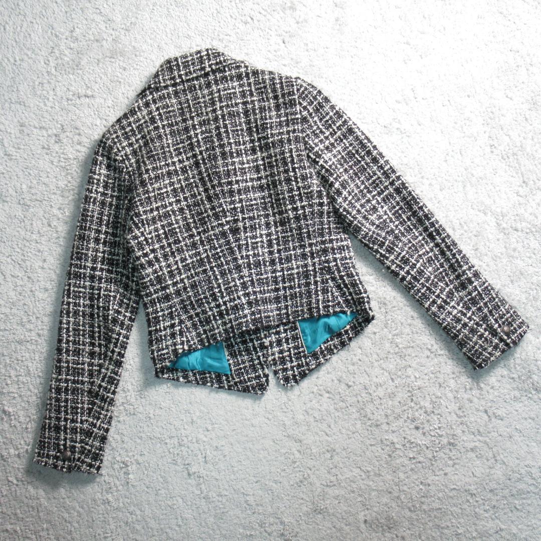 レジーナロマンティコ ラメ混ツイード ジャケット コート 38