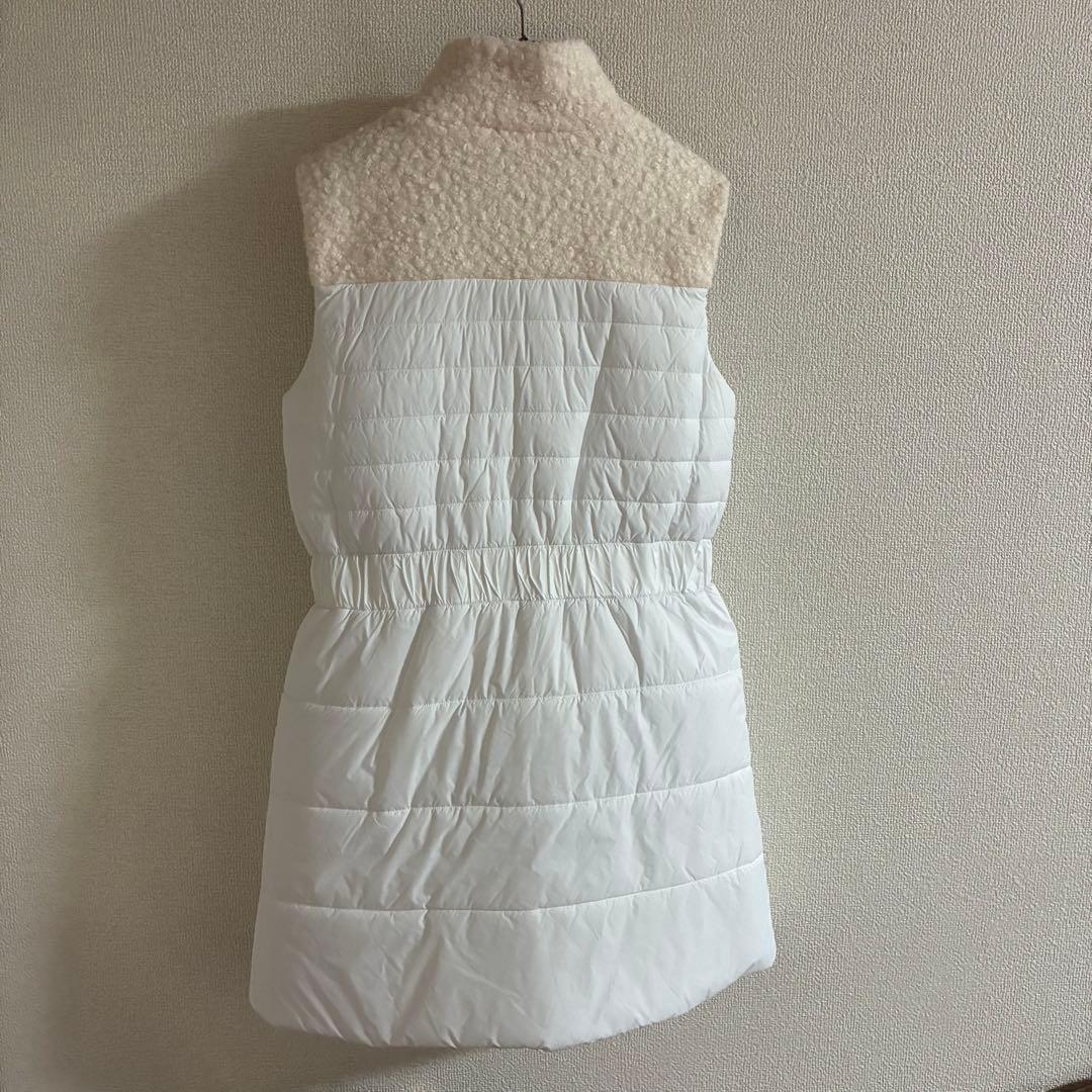 m.u sports ミエコウエサコ中綿ワンピース　ロングベストジレ40 ゴルフ