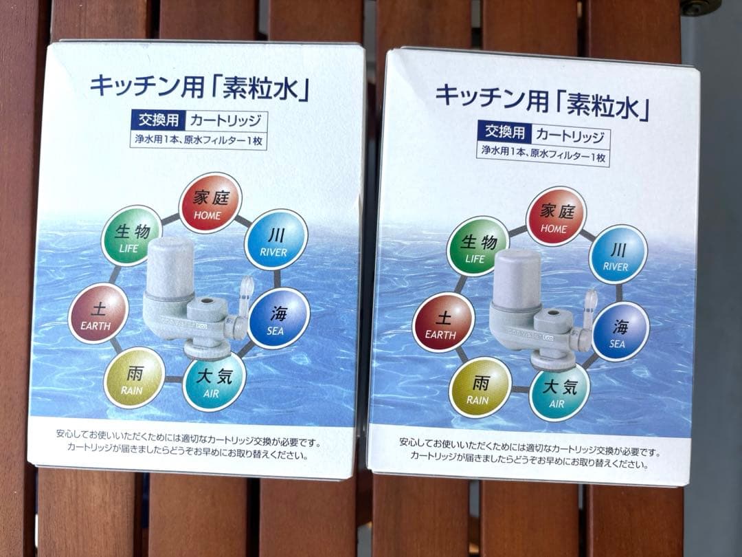 素粒水　キッチン用 浄水器カートリッジ 新品未使用