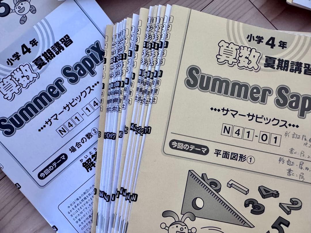 サピックス SAPIX最新小学4年生2022年度 一年分フルセット欠け番なし
