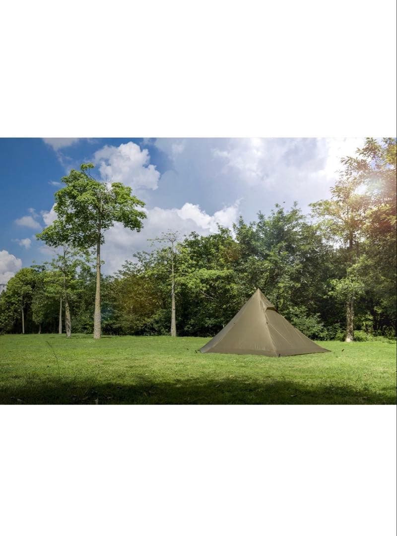 OneTigris TIPINOVA 本格ダブルテント 軽量 (ブラウン)