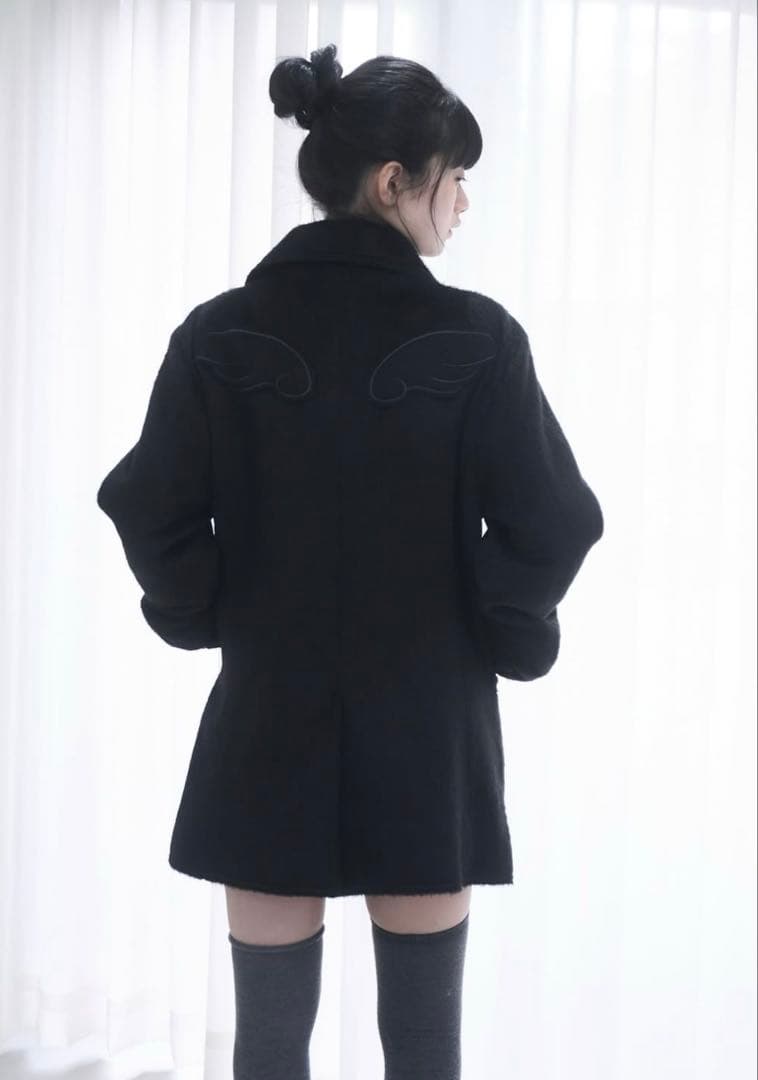 【完売品 新品未使用】smyeon スミョン ミドルシャギーコート