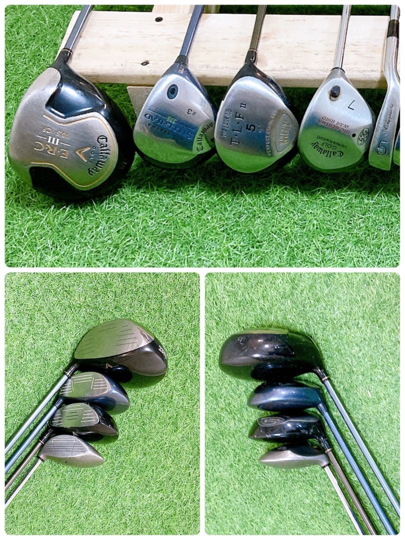 H4 キャロウェイ　初心者オススメ　ゴルフクラブ　メンズセット　右利き　13本