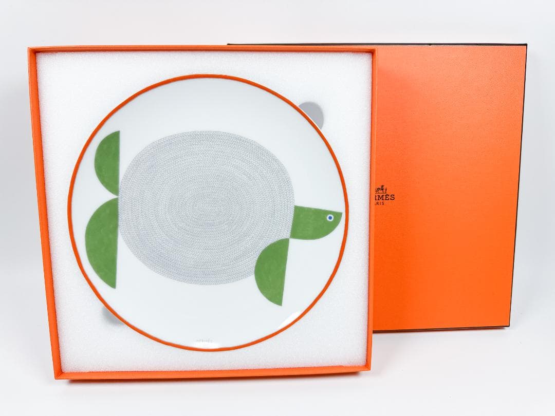 新品未使用 HERMES エルメス デザートプレート（アニモー・ナッテ）亀