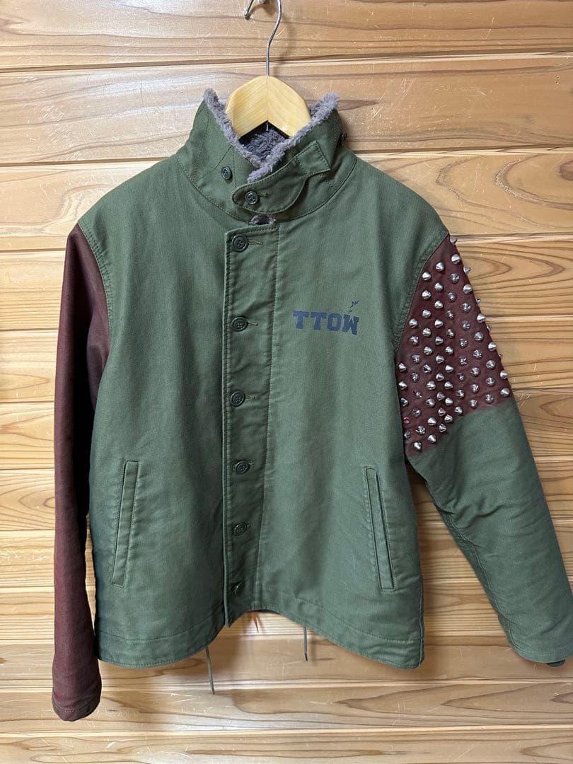 whiz limited wire 名作 スタッズN-1ミリタリージャケット限定