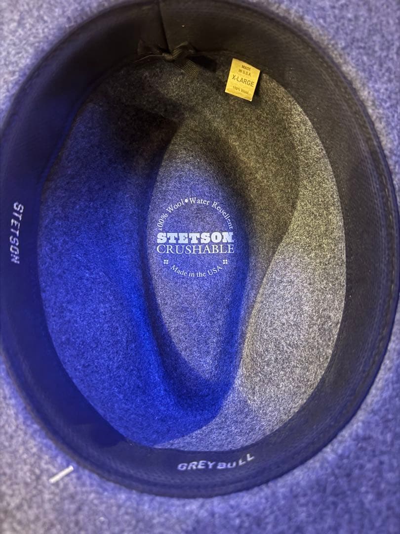 STETSON GREY BULL ウールハット XLサイズ