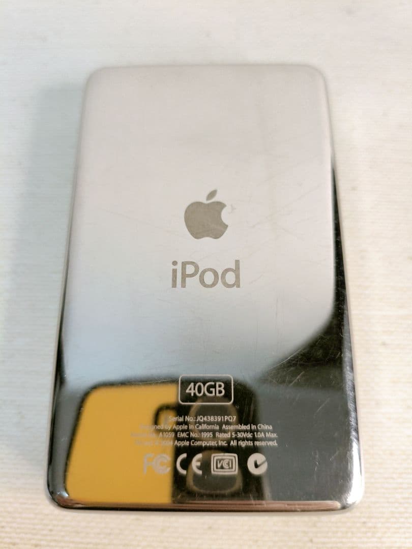iPod classic 40GB 動作確認済み
