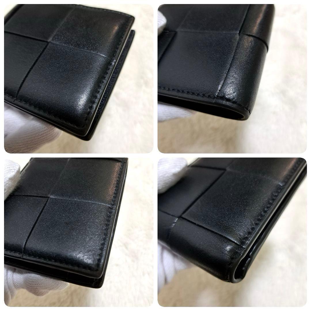 아자아자 ✨極美品　RFID搭載✨ボッテガ　二つ折り　カセット　小銭入れ