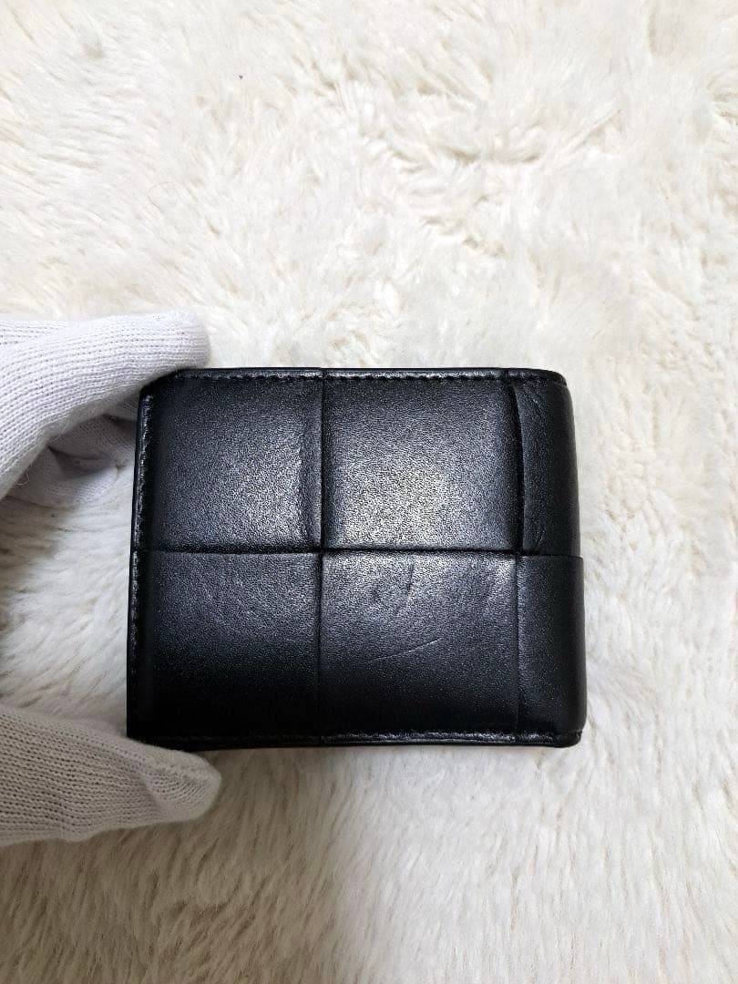 아자아자 ✨極美品　RFID搭載✨ボッテガ　二つ折り　カセット　小銭入れ