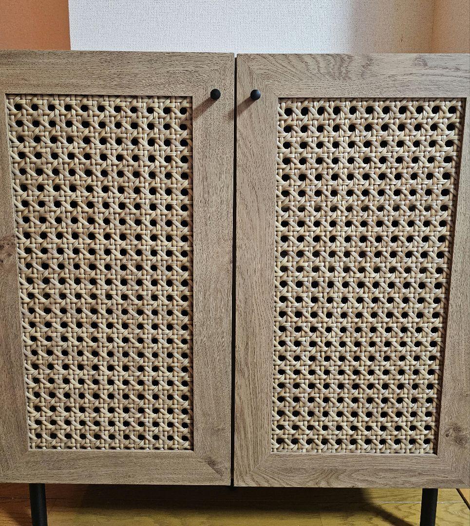 LOWYA　ラタン調キャビネット