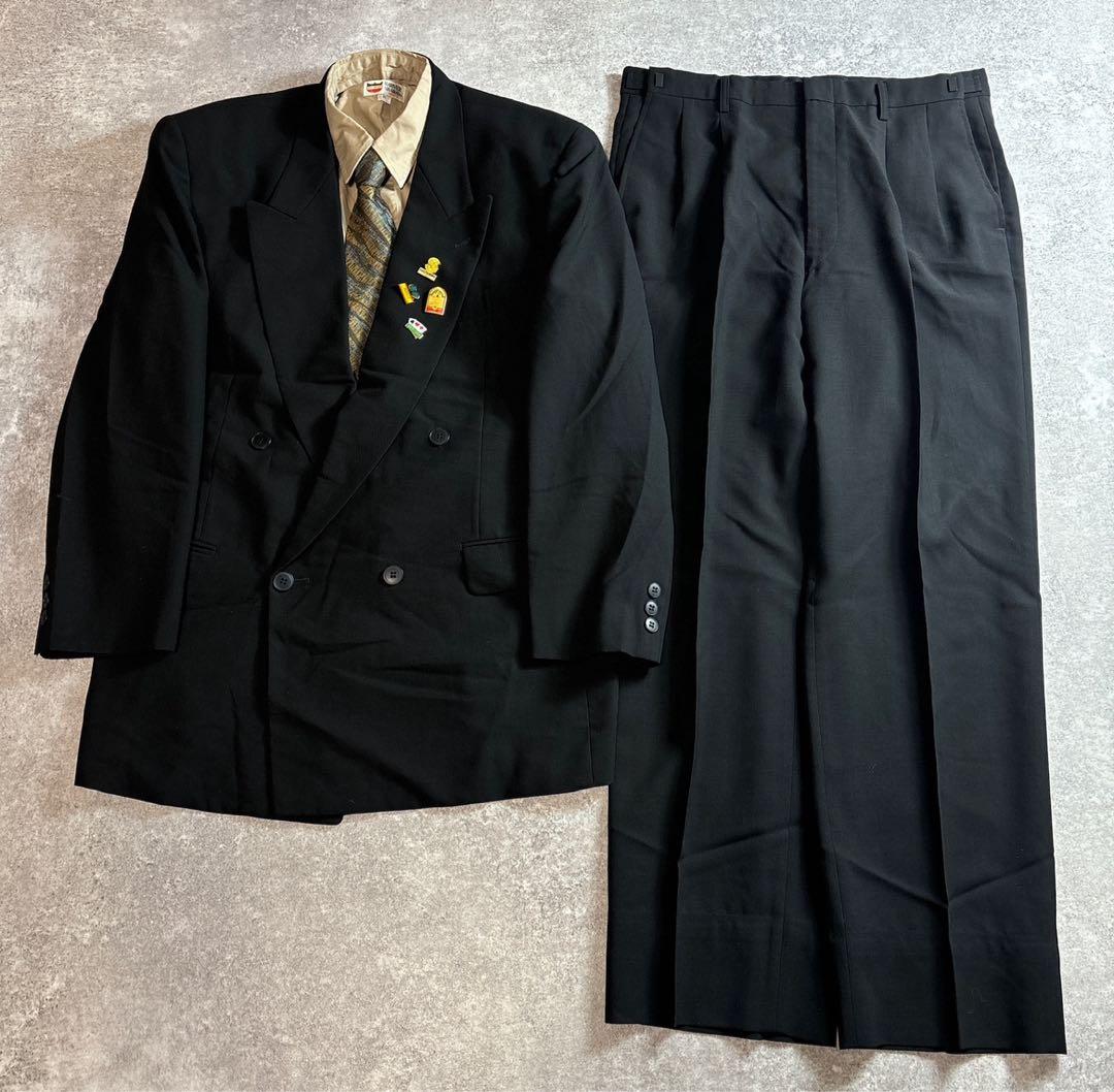 90s vintage レトロセットアップ スーツ ピンズ No.82