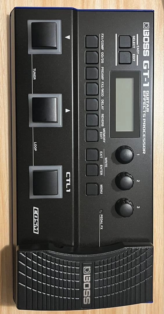 BOSS GT-1 ギターエフェクトプロセッサー/別売りの電源ケーブル付