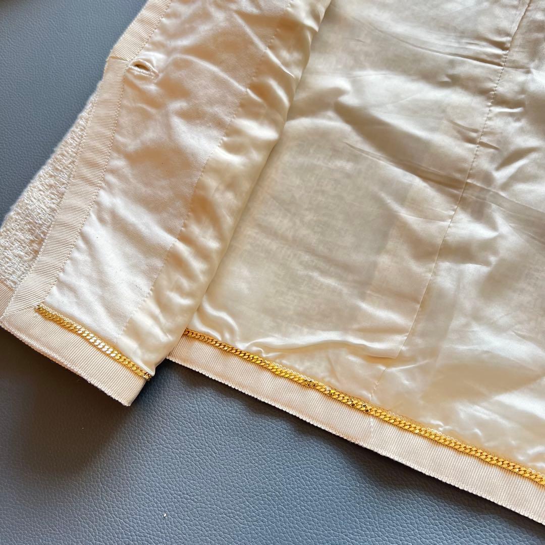 美品✨ドゥーズィエムクラス　tweed Vネック ジャケット　ツイードジャケット