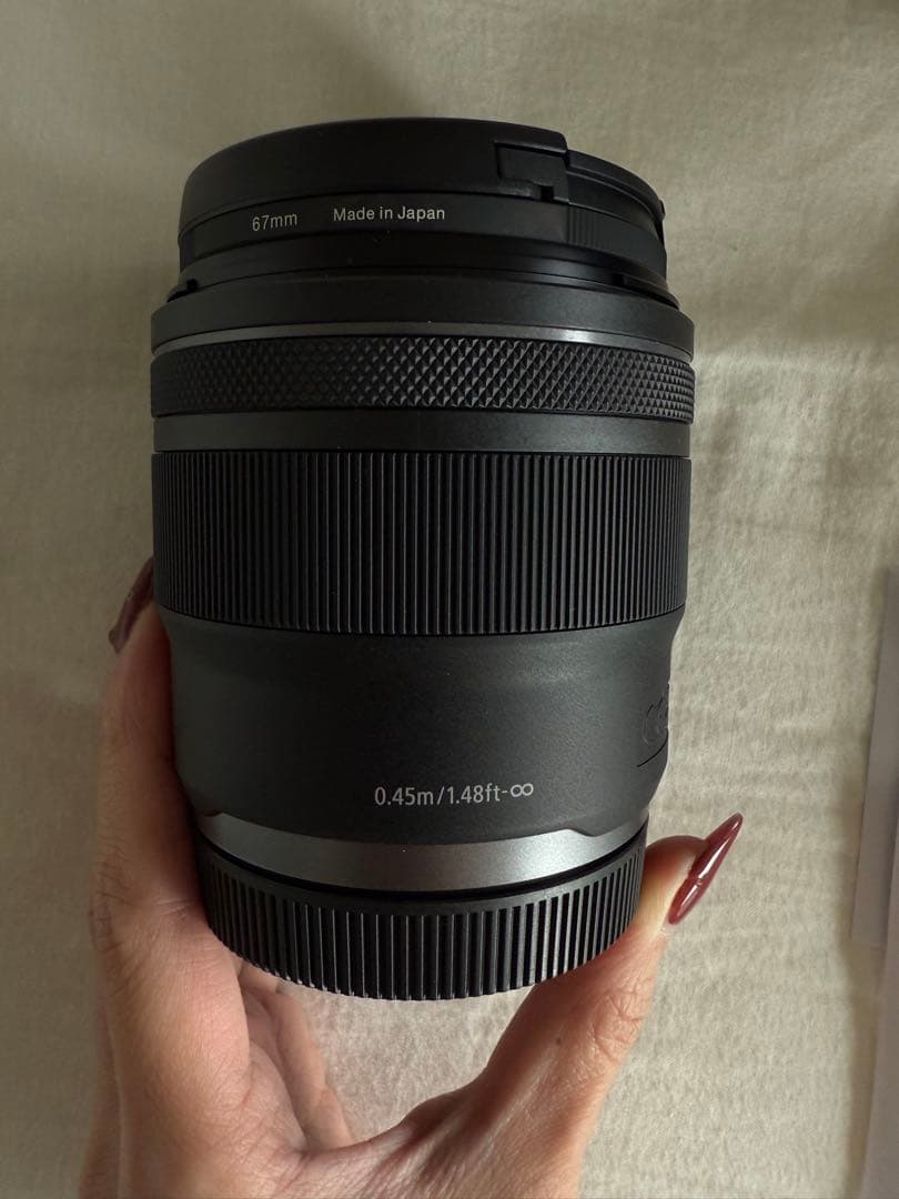 【希少】キヤノン RF45mm F1.2 STM（保護プロテクター付）