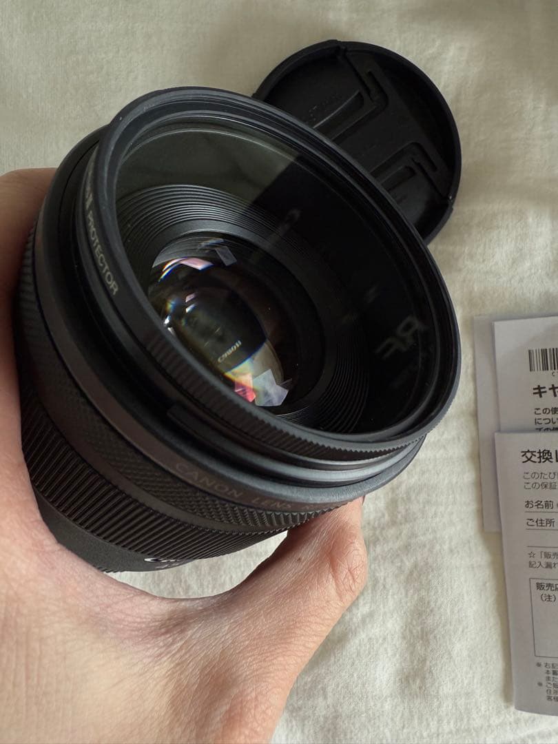 【希少】キヤノン RF45mm F1.2 STM（保護プロテクター付）