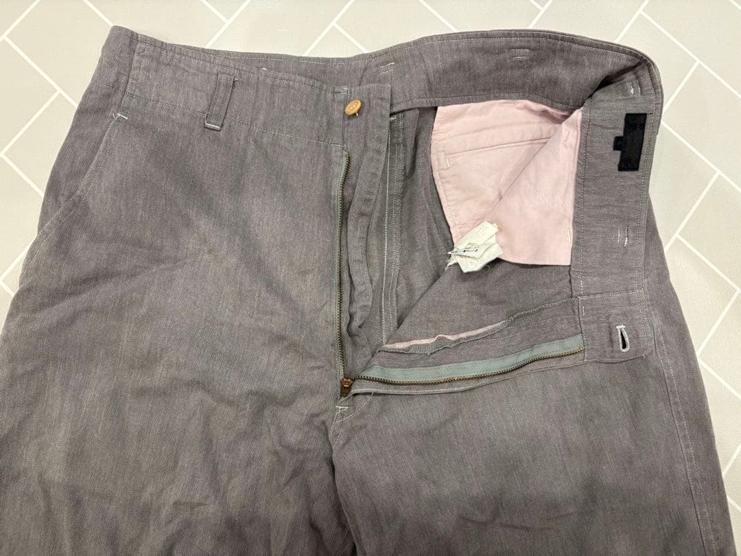 コムデギャルソンオム　ワイドスラックス　グレー