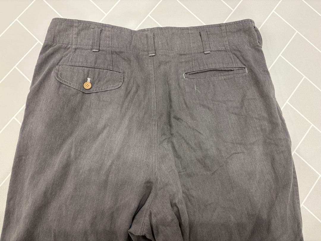 コムデギャルソンオム　ワイドスラックス　グレー