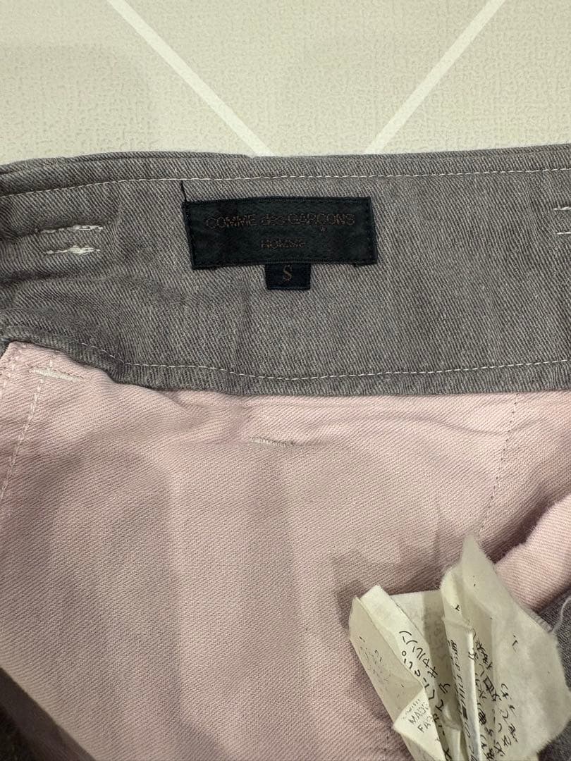 コムデギャルソンオム　ワイドスラックス　グレー