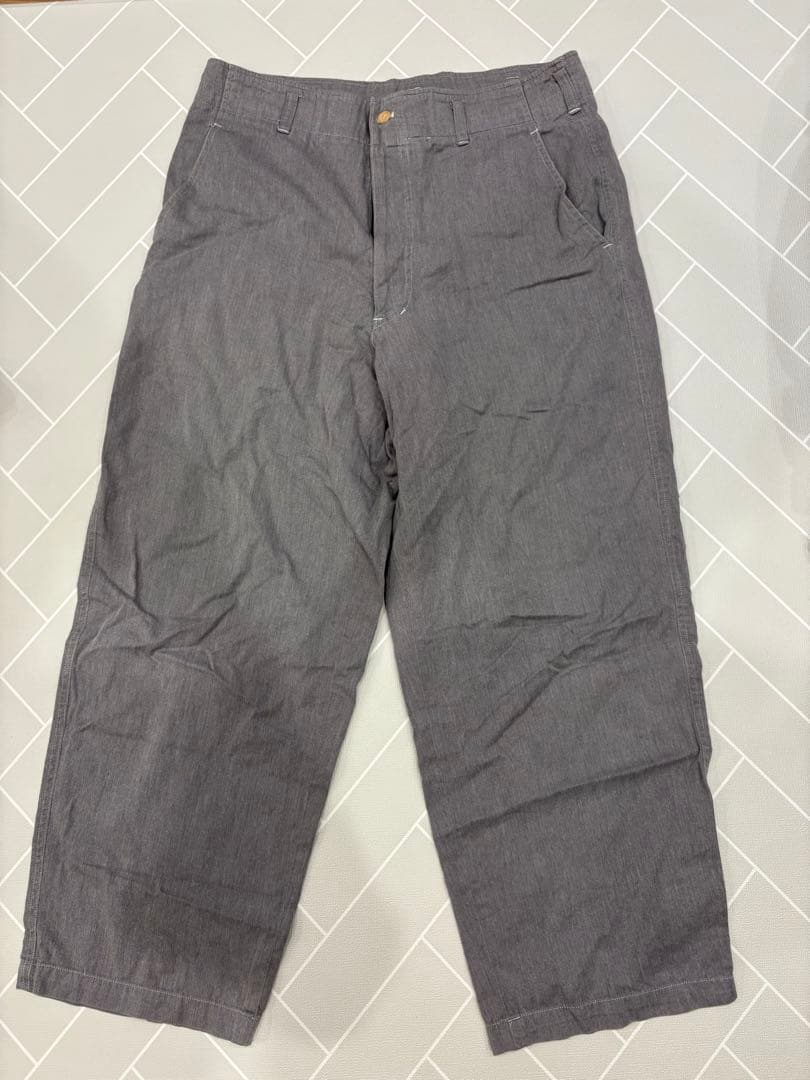 コムデギャルソンオム　ワイドスラックス　グレー