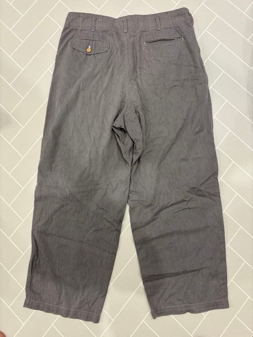 コムデギャルソンオム　ワイドスラックス　グレー