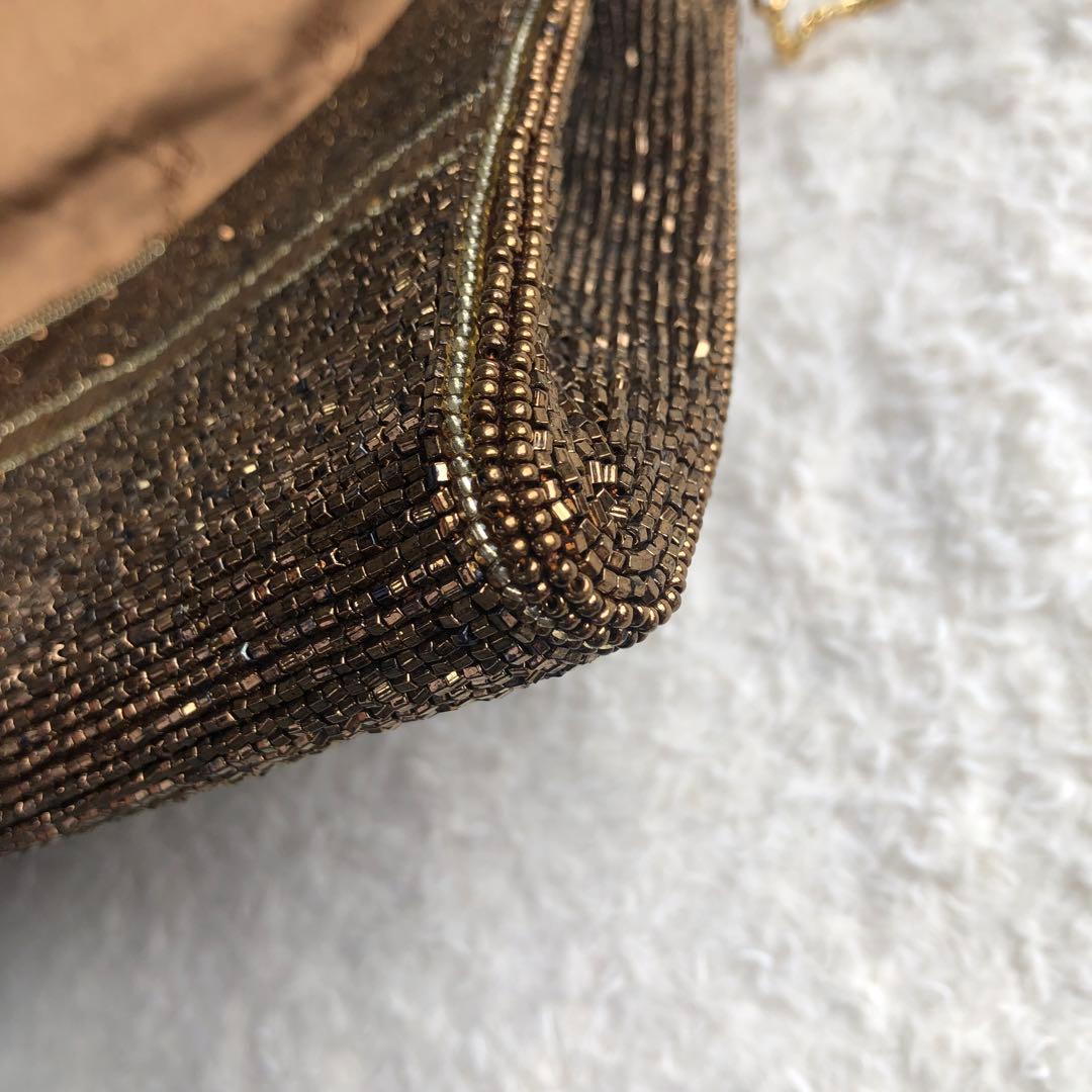 lumy はしもと ビーズ チェーンバック ショルダーバック　皇室御用達 貴重