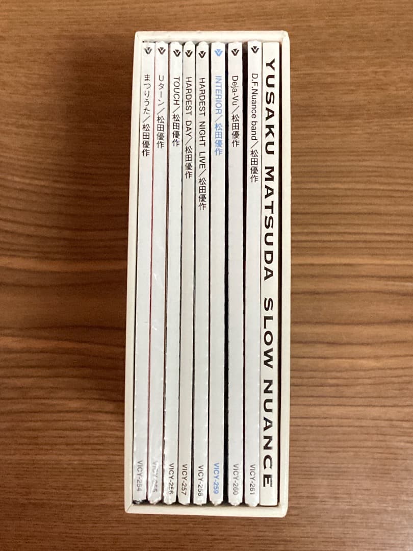 貴重！ 松田優作 SLOW NUANCE CD-BOX オリジナルTシャツ付き