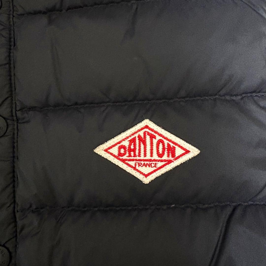 ダントン クルーネックインナーベスト ブラック ダウン