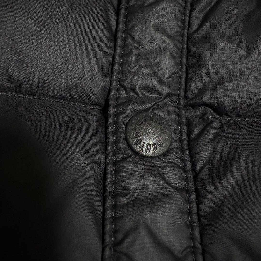 ダントン クルーネックインナーベスト ブラック ダウン