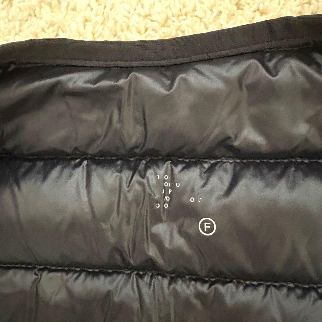 ダントン クルーネックインナーベスト ブラック ダウン