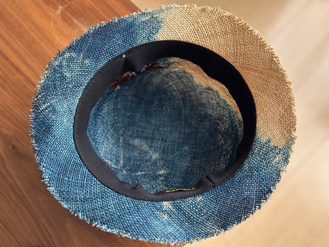 美品✨KAPITAL キャピタル　麦わら帽子　スーベニア刺繍