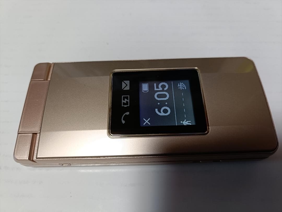 ☆ SoftBank かんたん携帯10 807SH ゴールド