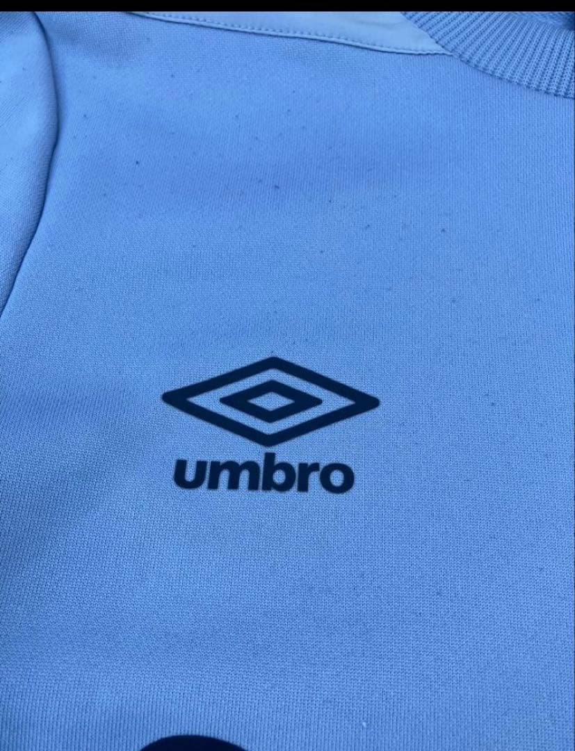 【希少デザイン】アンブロxエバートンFC スウェットシャツ　デカロゴ　 M