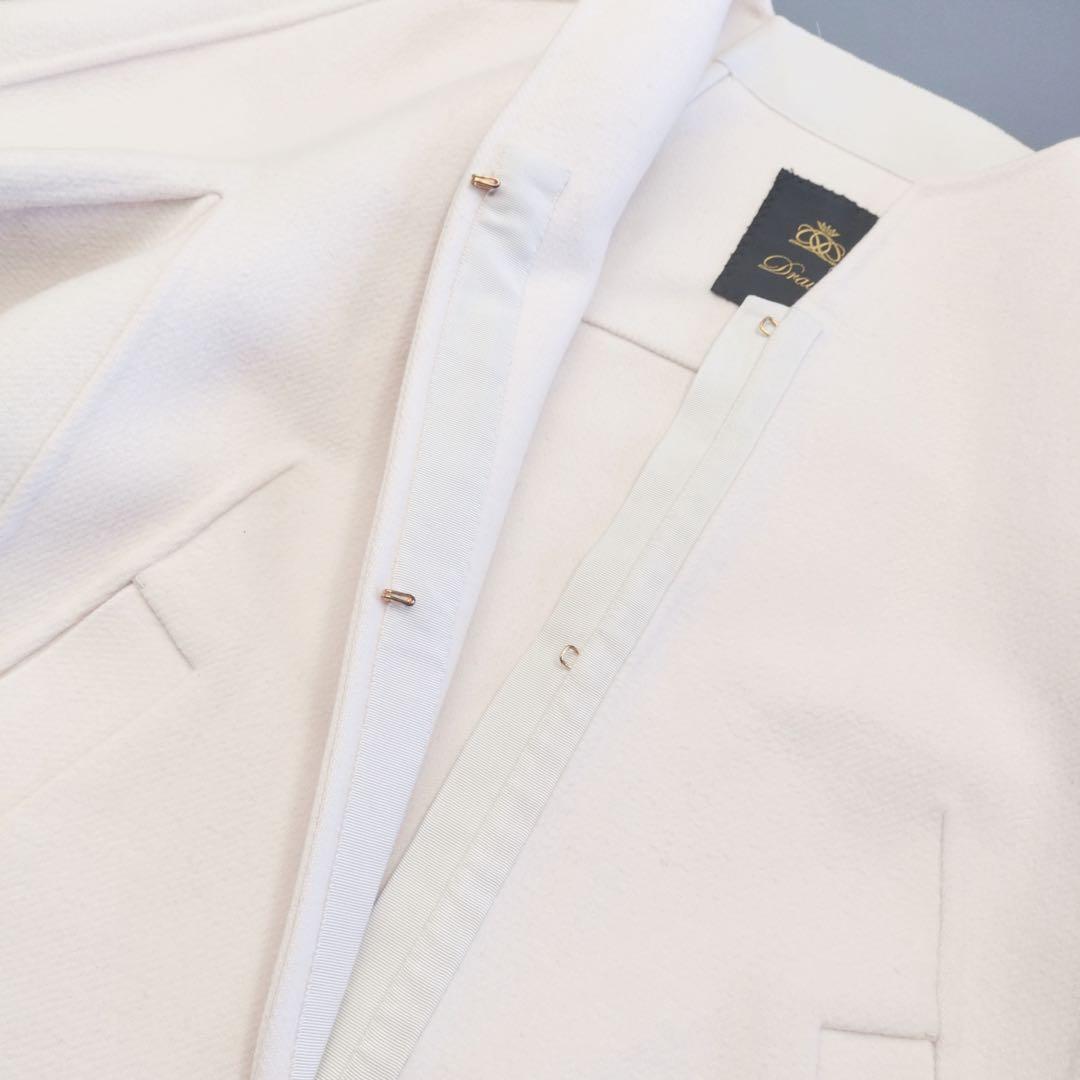 DRAWER ドゥロワー　ウールビーバーケヌキスリット　ノーカラーコート