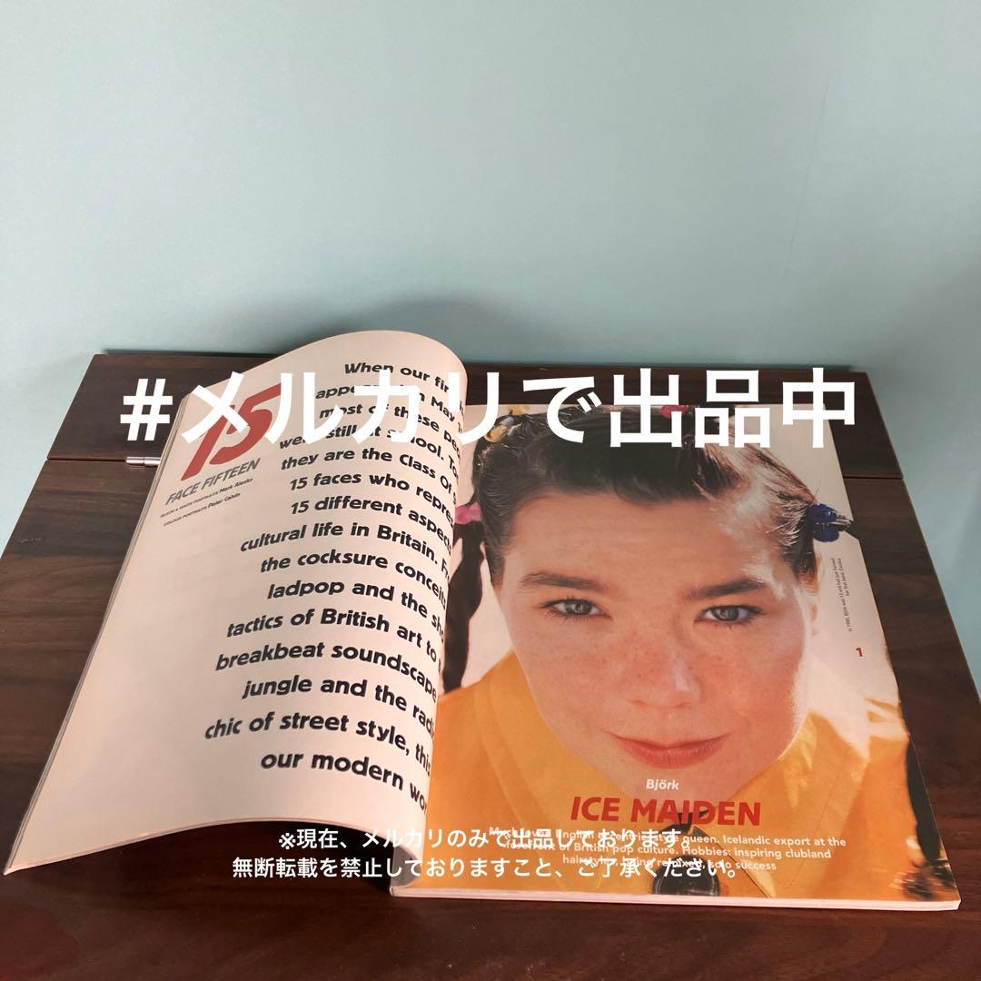 激レア THE FACE magazine(UK) 15周年 kate moss