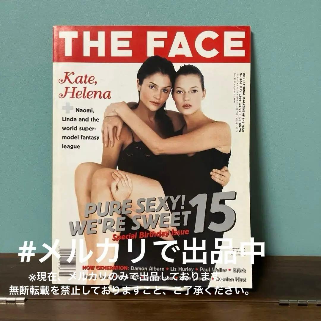 激レア THE FACE magazine(UK) 15周年 kate moss