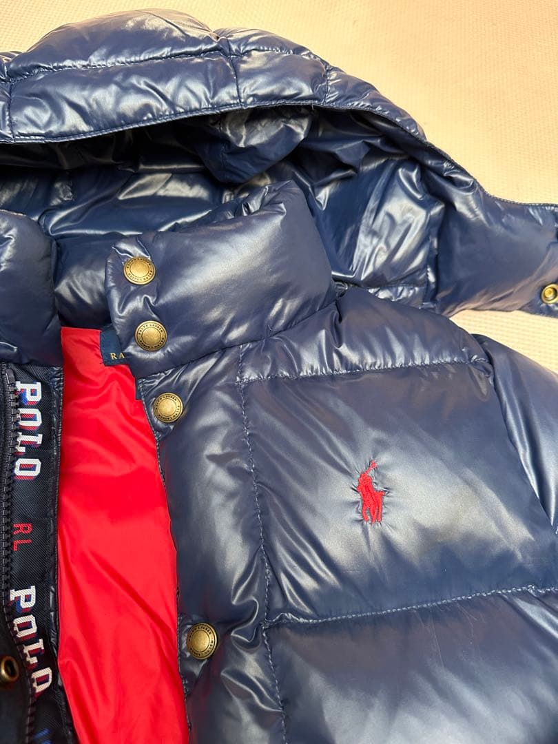 ゲリラ値下げ‼️ポロラルフローレン　ダウンジャケット　140cm