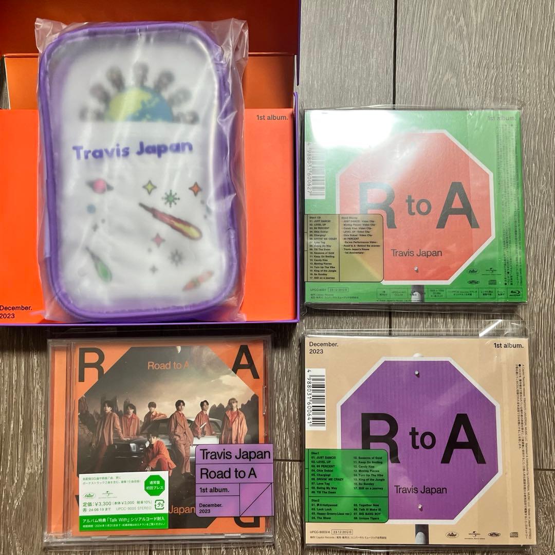 Travis Japan アルバム Road to A 4形態セットFC限定盤他