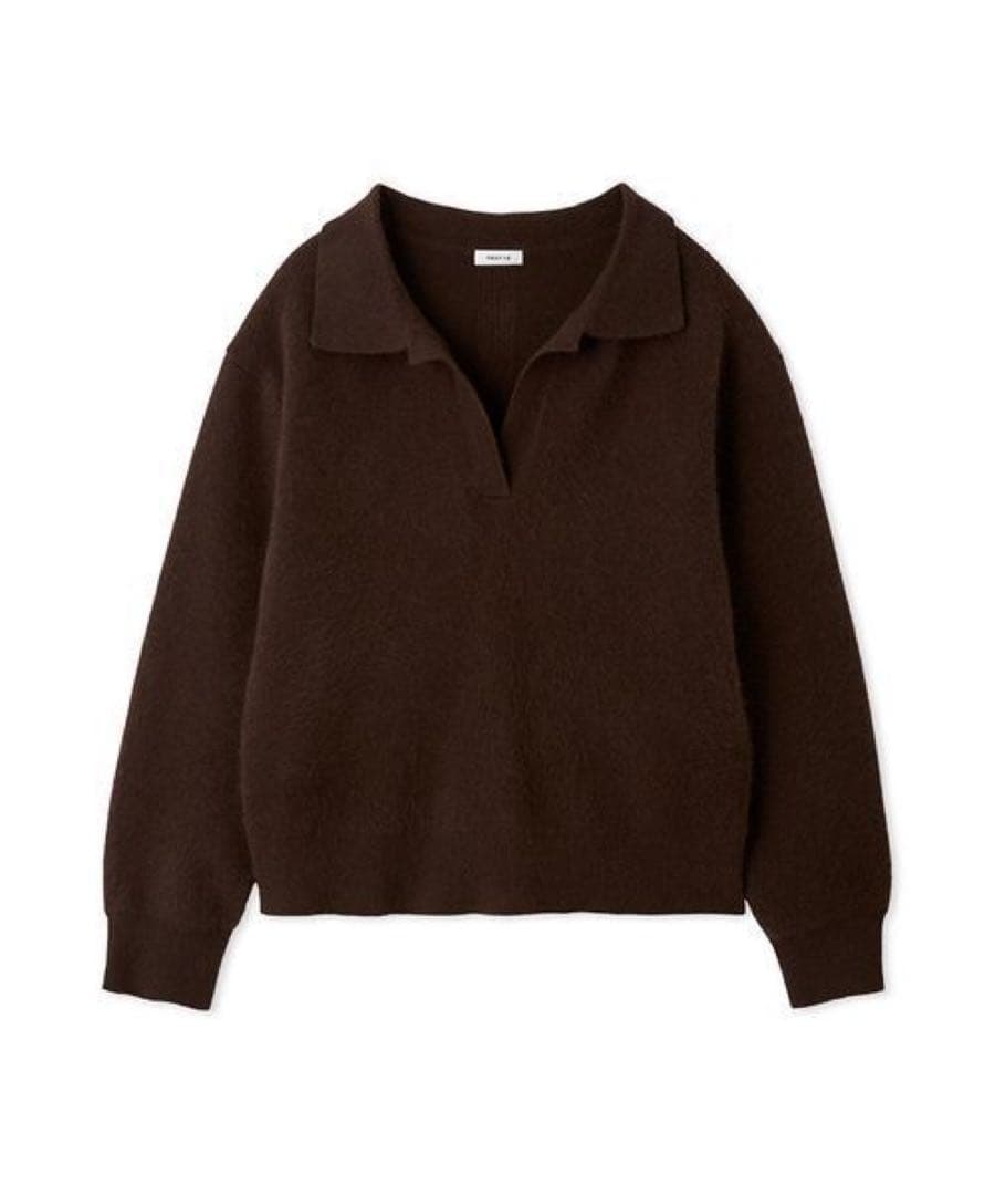 FRAY I.Dラクーンダブルフェイスポロカラープルオーバーセットアップ