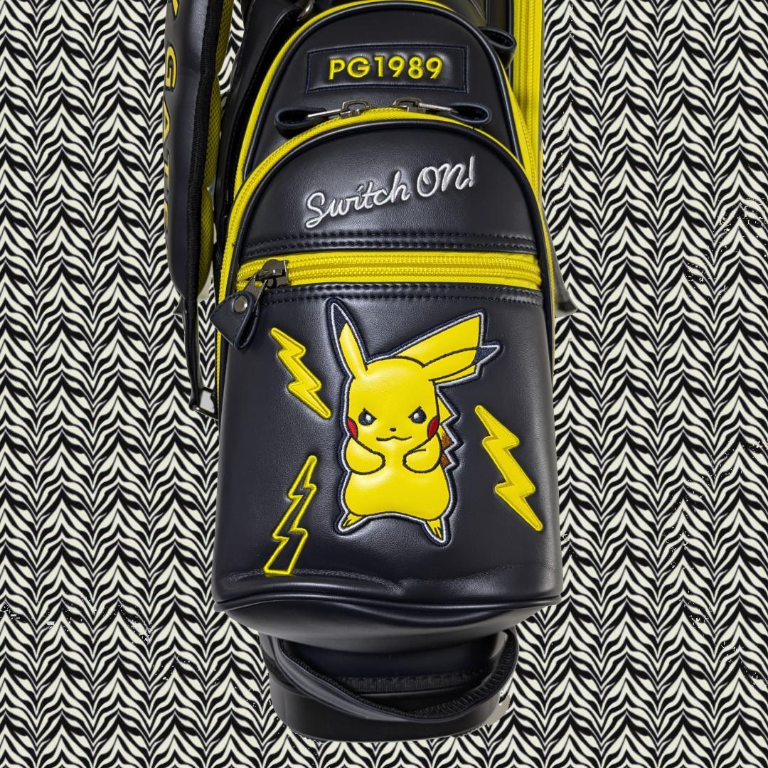 パーリーゲイツ⚡ポケモン⚡ピカチュウ⚡スタンド式⚡キャディバッグ⚡PG1989