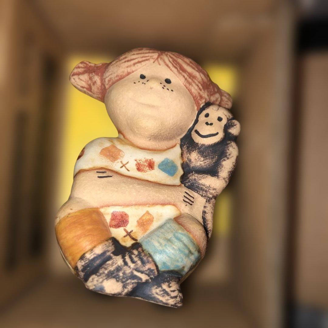 リサラーソン　長くつ下のピッピ　置物