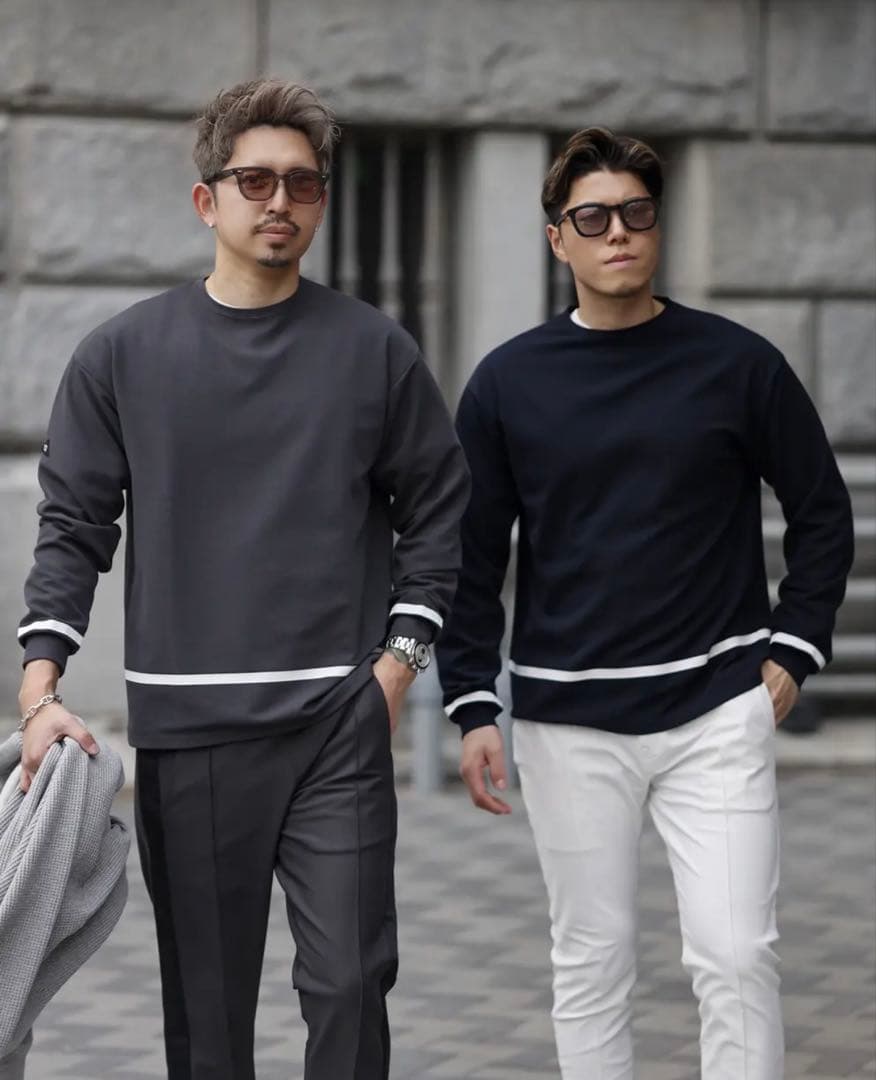 EUROKENVY 至高のミラノリブニットロングスリーブ ２枚セット