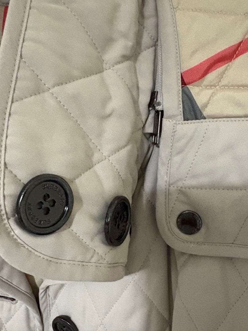 Burberry ベージュ キルティングコート