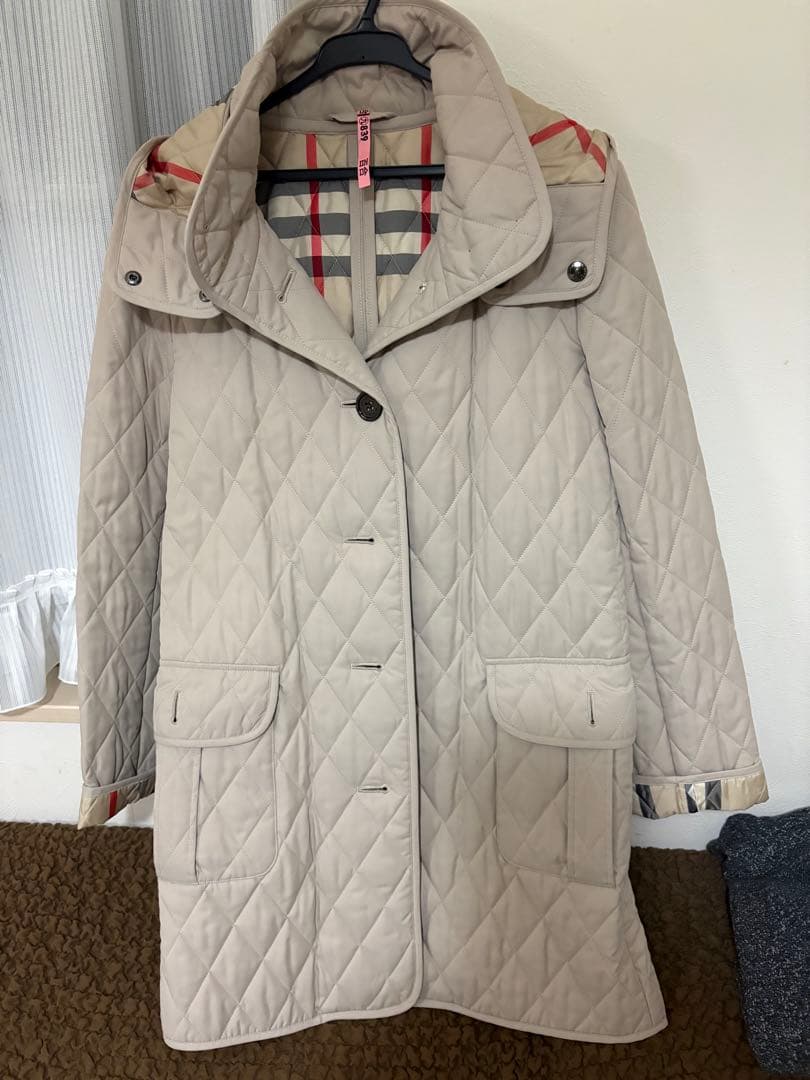Burberry ベージュ キルティングコート